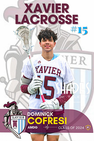XAVIER LACROSSE SENIOR BANNER - 12