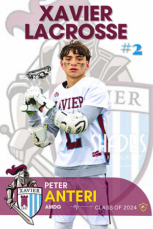 XAVIER LACROSSE SENIOR BANNER - 6