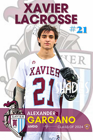XAVIER LACROSSE SENIOR BANNER - 4