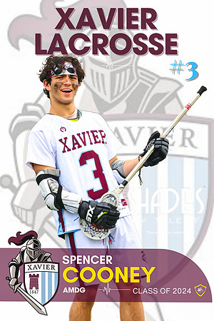 XAVIER LACROSSE SENIOR BANNER - 7